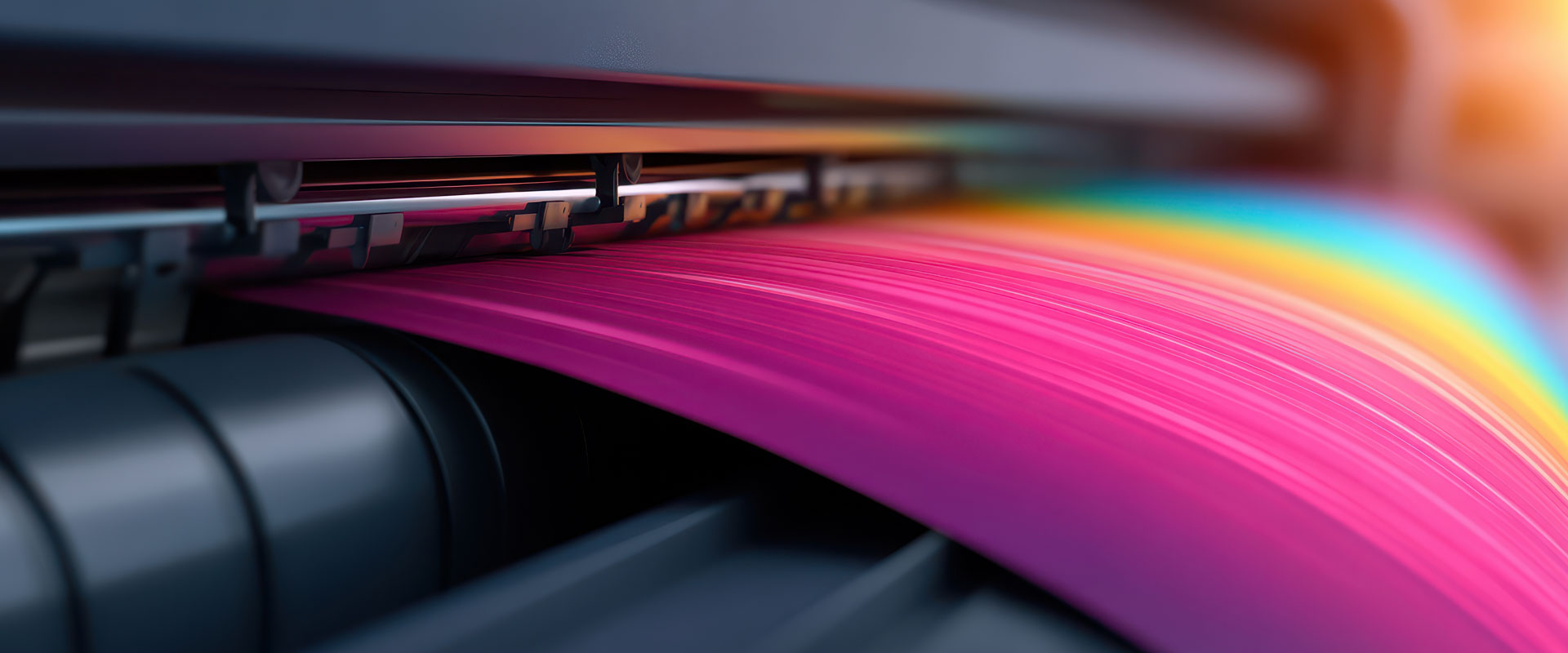 Colorful large-format printing graphic from Mediajaw's original homepage